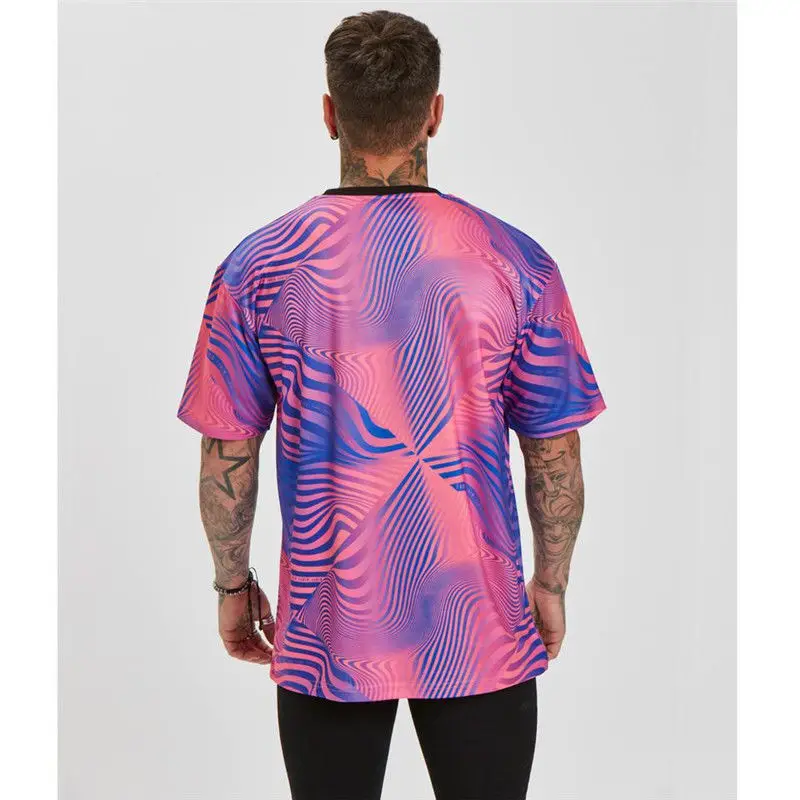 

2022 summer short sleeve printed basketball T-shirt men
