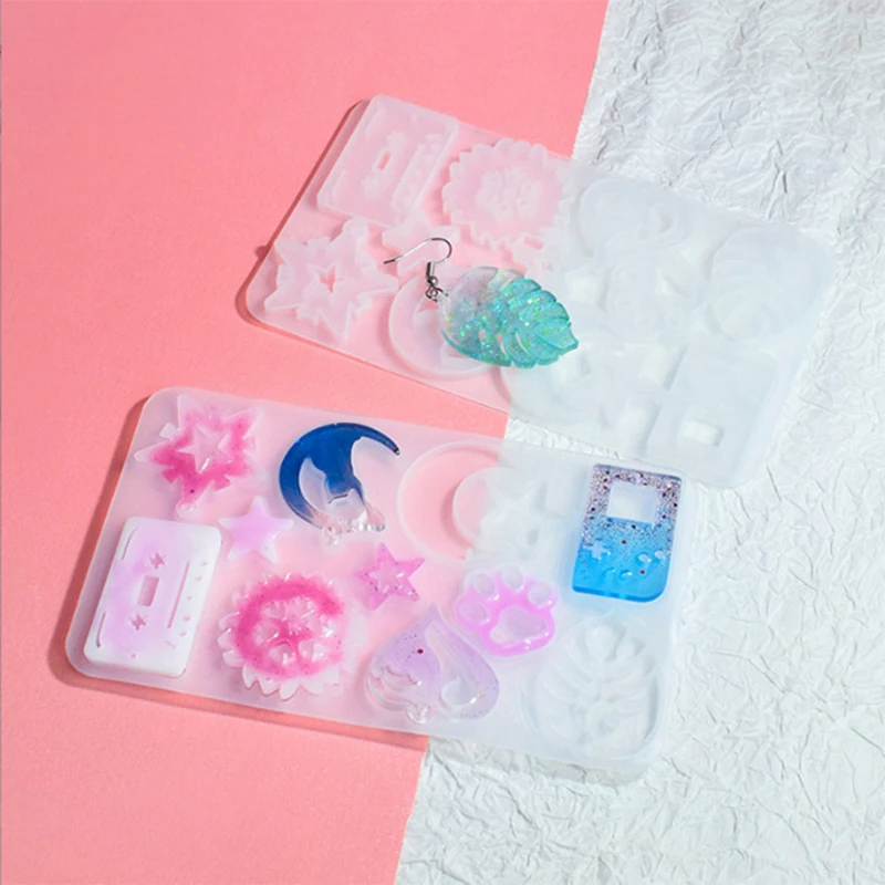 

DIY Серьги подвеска литье силикон пресс ключ пряжка подвеска эпоксидная смола