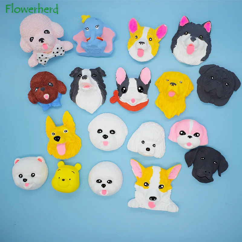 

DIY Dog Fondant Silicone Mold Lollipop Chocolate Pet Pomeranian Corgi Bulldog Aromatherapy Plaster Mold Cake Decoration