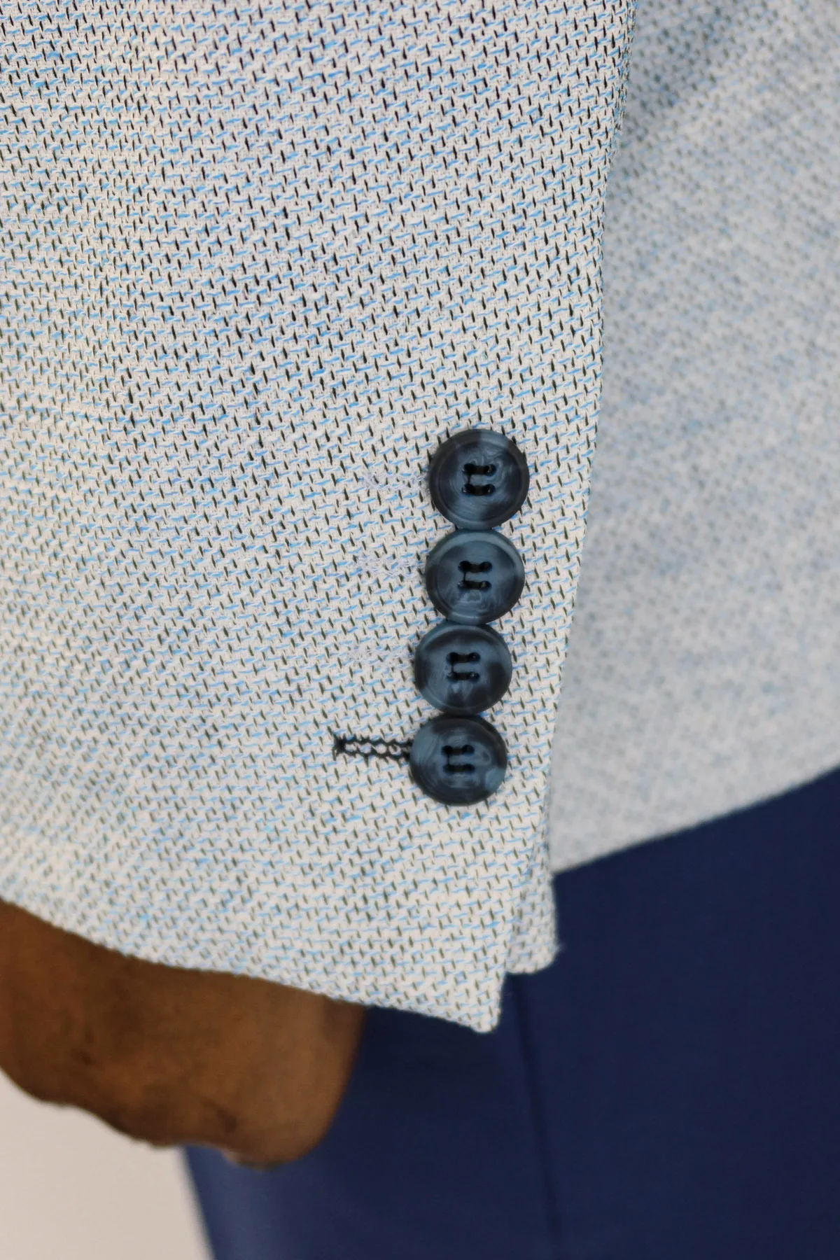 Wessi Self Patterned Slim Fit Pointy Collar Jacket Combination One Button Three Piece New Fashion Comfortable Quality Brand