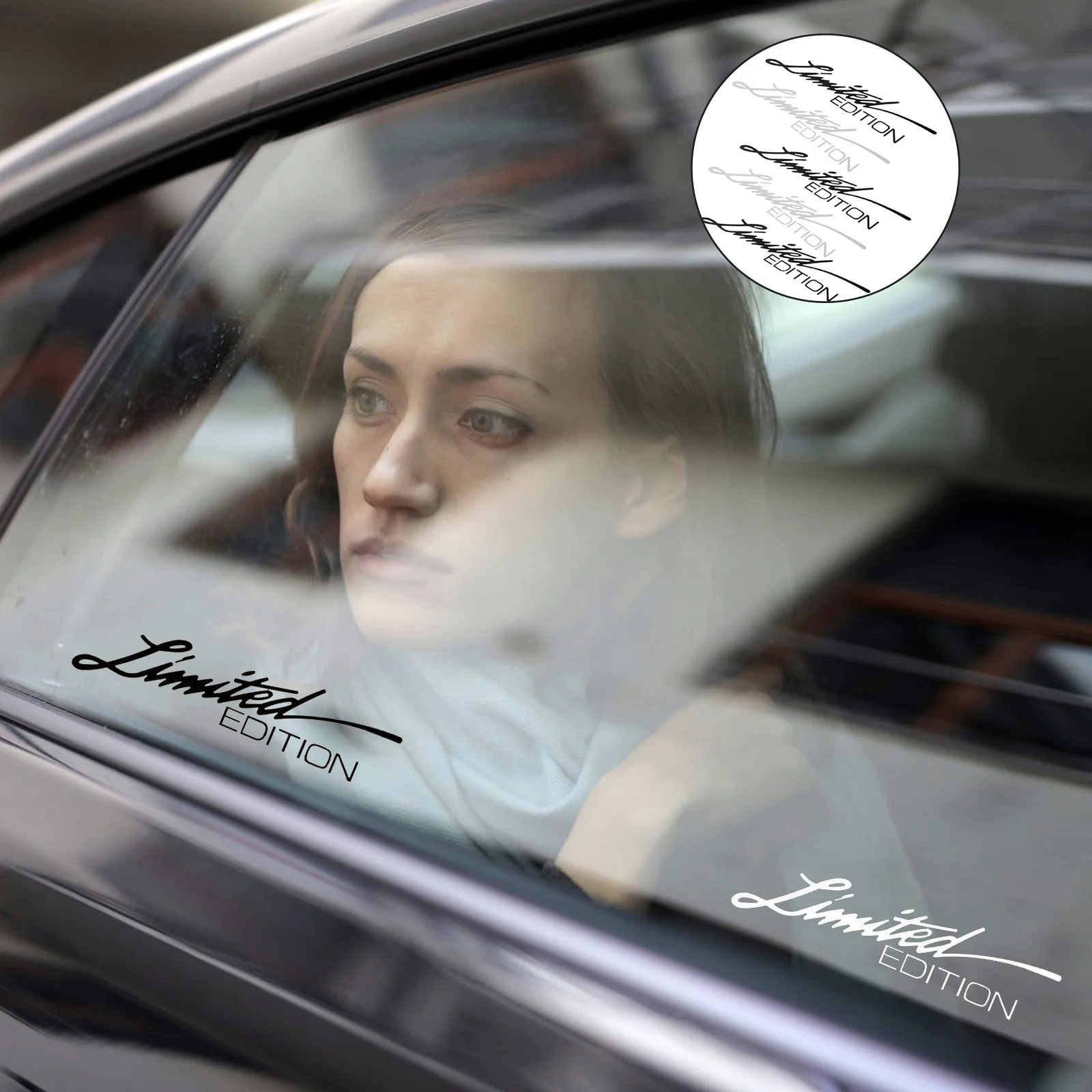 

5pcs Stylish Car Decals Delicate Car Decals Creative Wall Stickers for Decoration