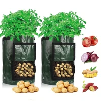 potato grow bag pe vegetable onion plant bag with handle thickened garden carrot taro peanut growing bag