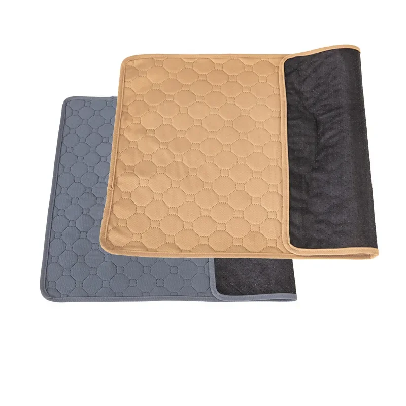 

Dropshipping Washable Dog Pee Pads Waterproof TPU Reusable Pet Training Urine Pad Diapers 4 Layers Environment Protect Pet Mat