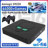 beelink super console x king retro video game console 64000games63emulator for ssps1pspdcn64mame with android tv 9 wifi 6