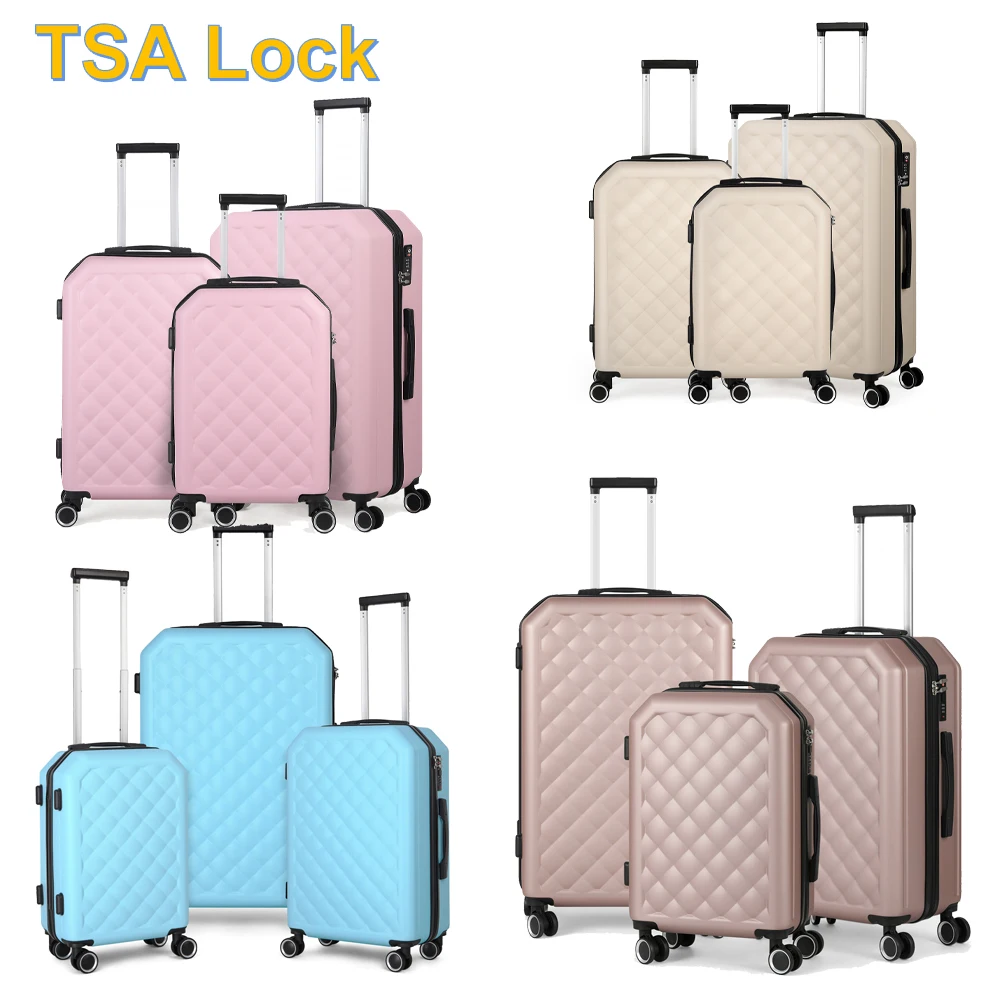 Set Hardshell With Spinner Wheels Suitcase 20/24/28 Inch Tsa