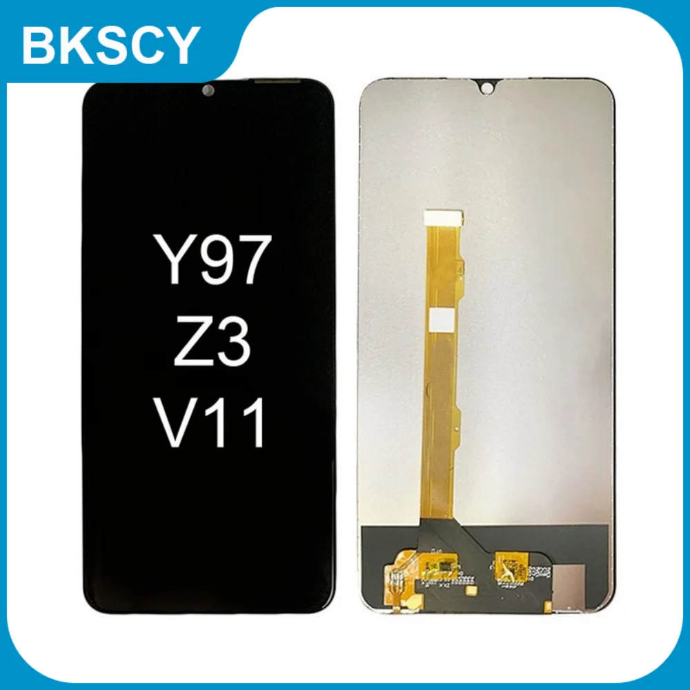 

ЖК-дисплей для Vivo Y97 кодирующий преобразователь сенсорного экрана в сборе 100% протестированный 6,3 ''TFT дисплей для замены для V1813A V1813T с инструментами