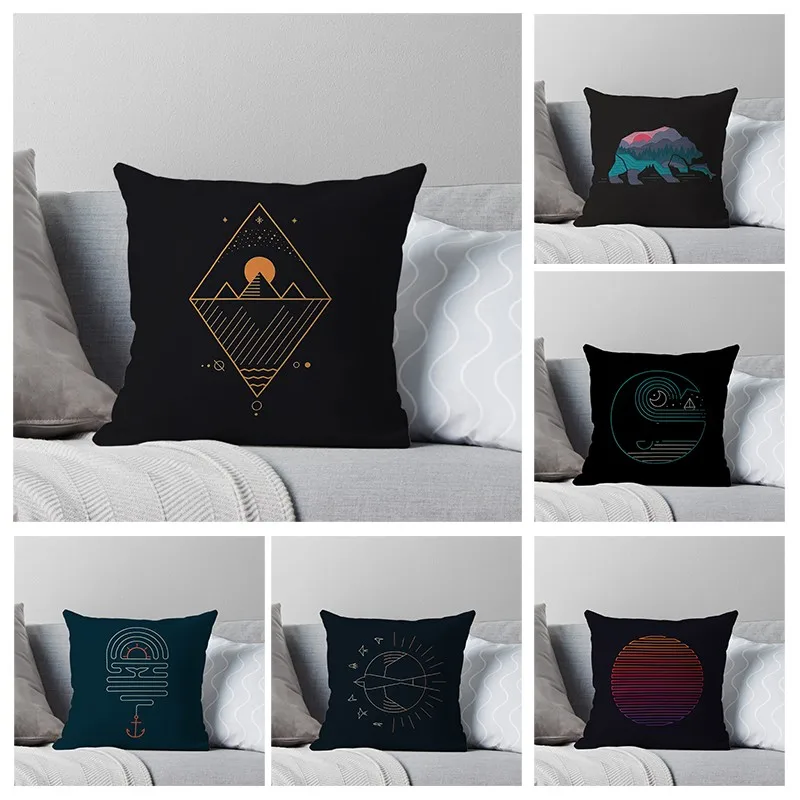 

Декоративный домашний чехол для подушки, Наволочки 45*45 см, скандинавский 40x40 см 50x50 см, современный диван для гостиной 45x45 60x60, бохо, марокканс...