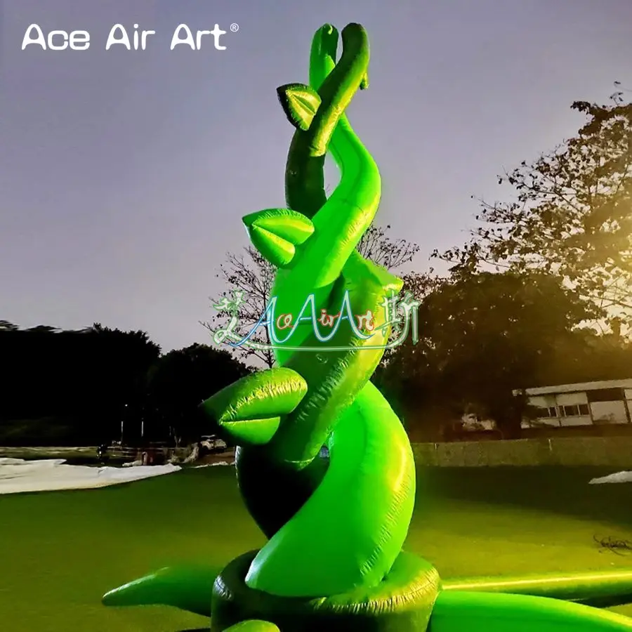 

Custom Giant Plants Model Inflatable Beanstalk Replica With Blower For Events Decoration and Backdrop Made By Ace Air Art