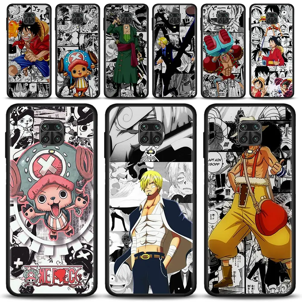 

One Piece Luffy Zoro Tony Chopper Comics For Xiaomi Redmi Note 11 10 9 8 7 Pro Max 9T 8T 9S Case for Redmi 10 9 8 9C 9A 8A 7A