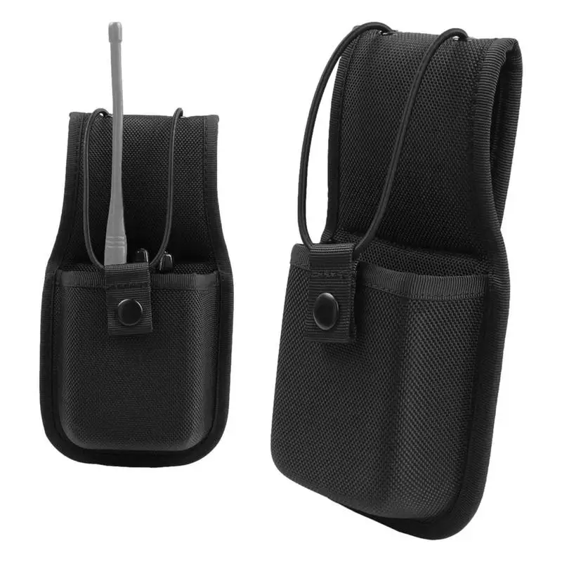 

Two-Way Radio Cases Waterproof Radio Bag Pouch Lightweight Radio Holder Case For Two Ways Walkie Talkies 1680D Nylon Radio Pouch