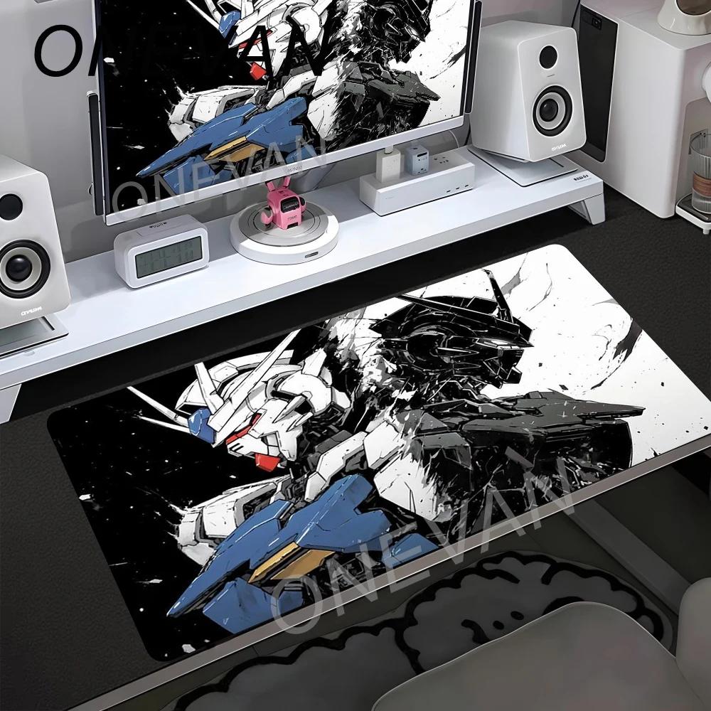 Фото Коврик для мыши Gundam, компьютерный коврик Varmilo, коврик для клавиатуры и мыши, аниме-аксессуары для геймеров, XXL коврик для стола, игровой коврик, нескользящий коврик для мыши №5