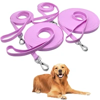 pvc dog leash long lead waterproof dog leash 4 6m 9 2m 15 3m 20m long leash for dog super long dog lead 1 5m 3m dog leash