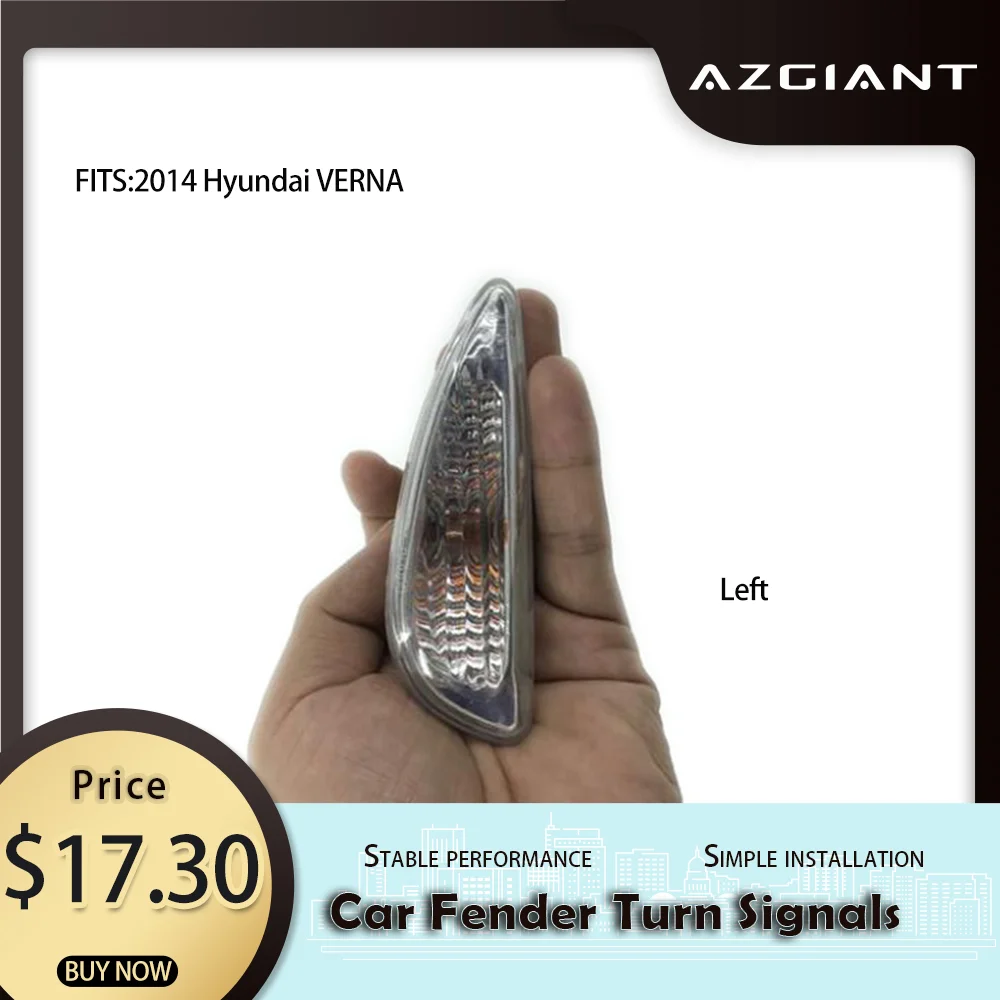 

Azgiant1шт модификация сигнала поворота крыла автомобиля для 2014 Hyundai VERNA
