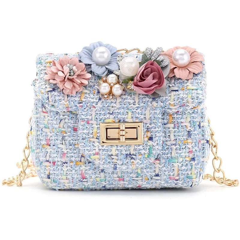 

Little Girls Handbags Mini- Shoulder Bag with Mini Flap Bag Wallet Bag Crossbody Bag for Girls Kids