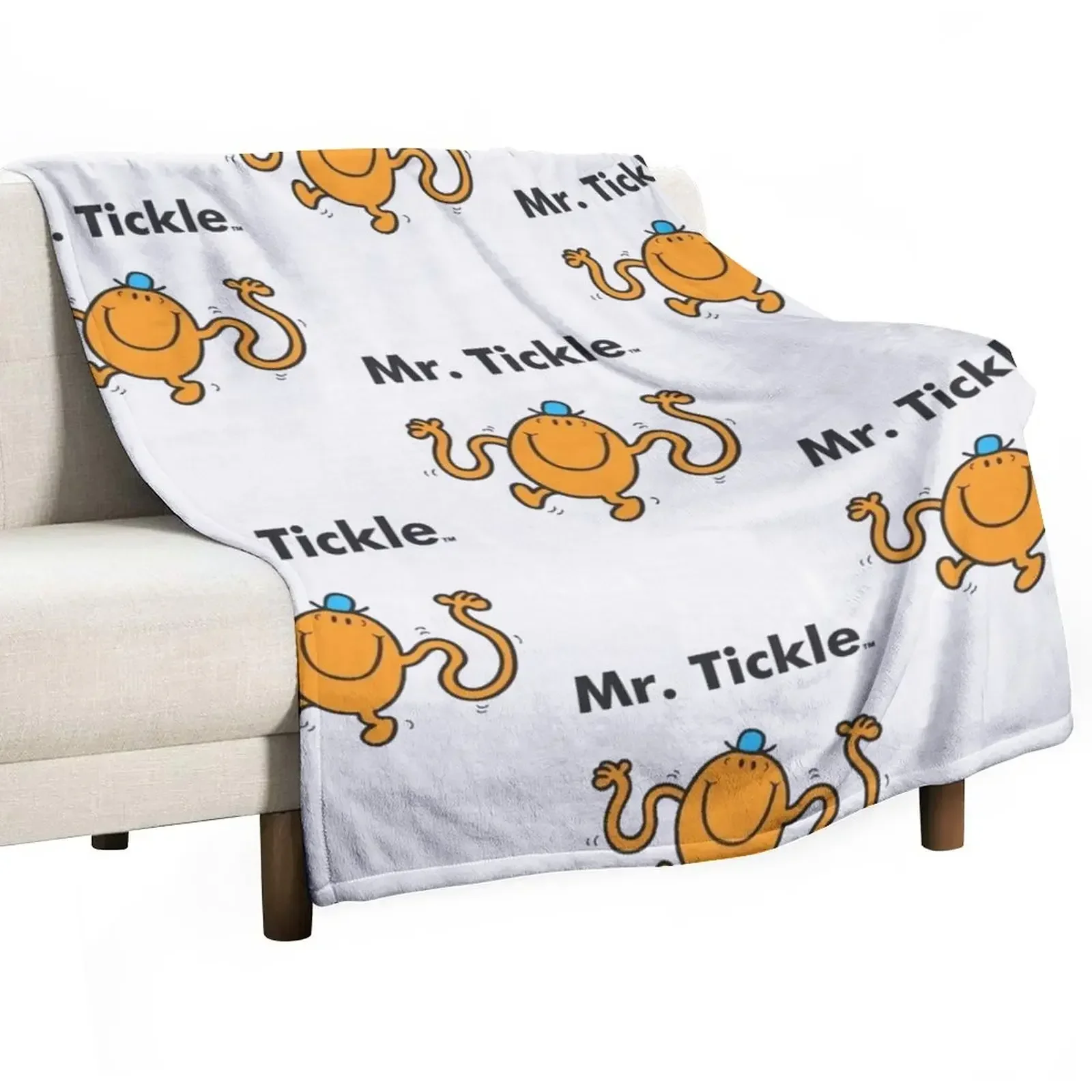 Одеяло с уникальным принтом Mr Tickle Cool RaglansBlack туристические фланелевые одеяла
