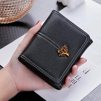 hasp wallets for women luxury three fold wallets coin bag hasp short small woman wallets new clutch bag carteira feminina