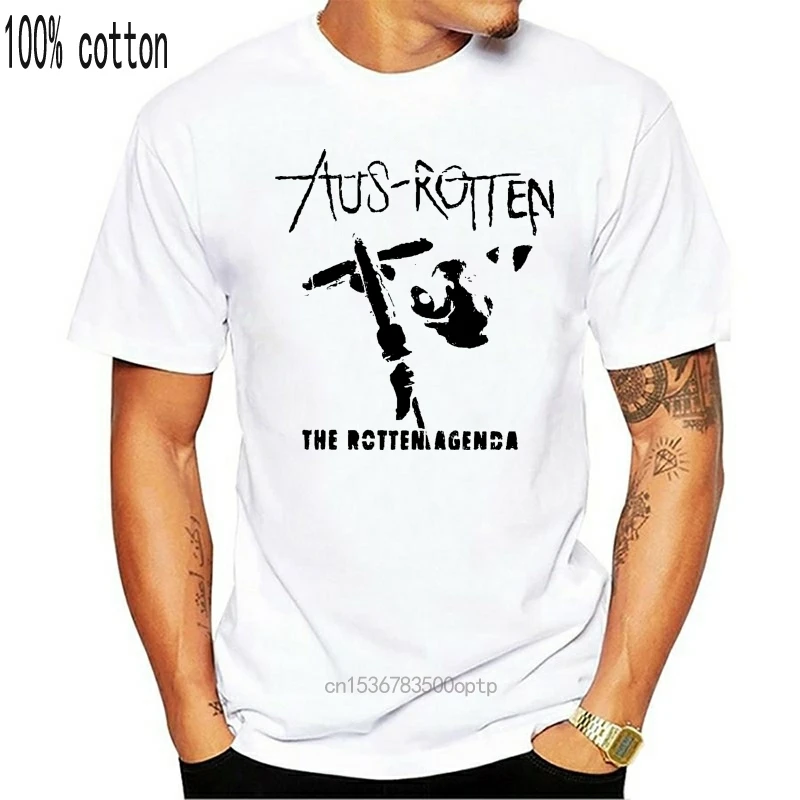 

Man Clothing Men Short Sleeve Tshirt Cotton Aus - Rotten T-shirt New Khaki Black T Shirt S - Xxl Crust Anarcho - Punk Rock Band
