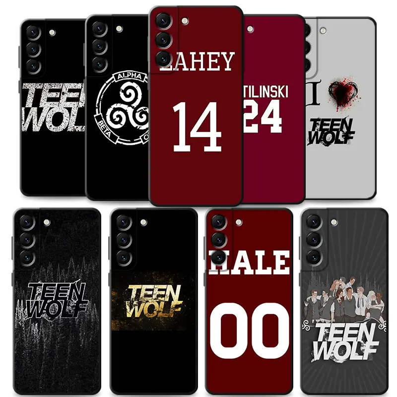 

For Samsung Galaxy S22 Ultra 5G S20 FE S21 Plus S8 S7 S10e S10 Lite Note 20 10 S9 S20FE Note20 Teen Wolf Logo Soft Phone Cover