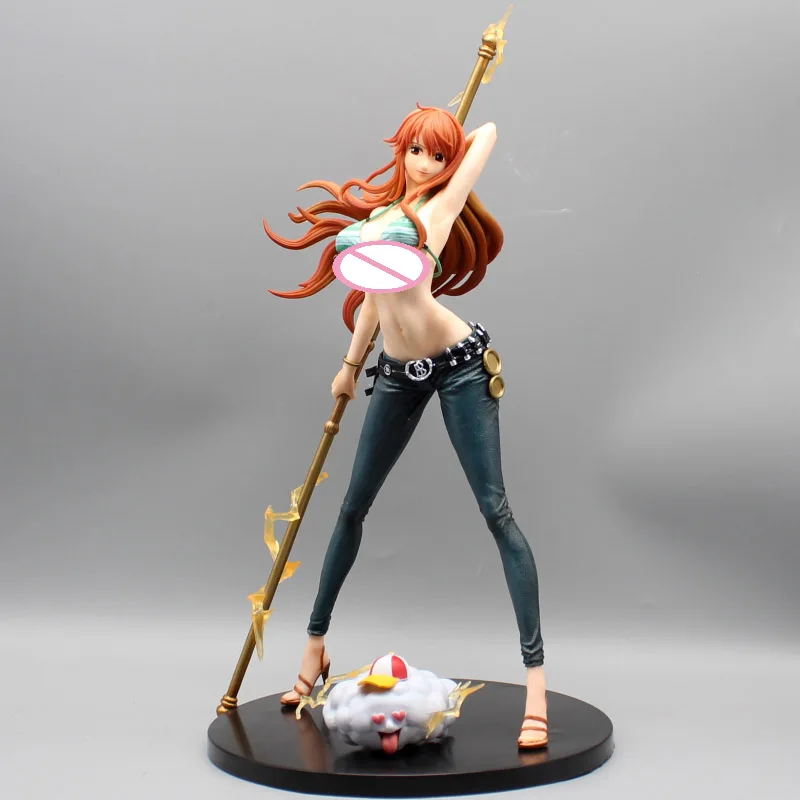 

37cm Anime Zeus Doll One Piece Action Figure HUNTER FAN Nami Swimsuit Figures Sexy Figurine PVC Collection Decoration Model Toys