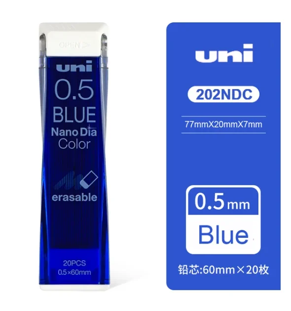 

Uni Nano Dia Color 0,5 мм сменные стержни для механических карандашей