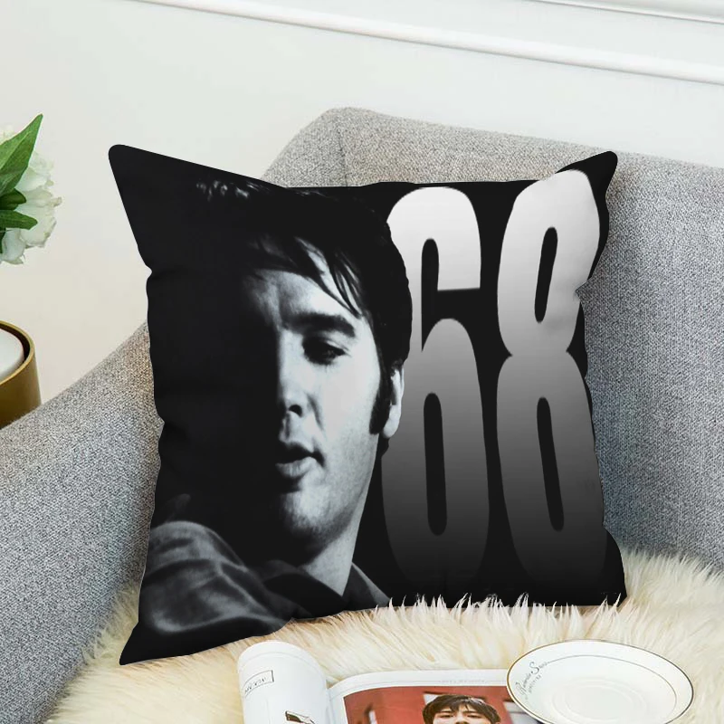 

Наволочки Elvis, декоративные подушки, Наволочки 45*45, шелковые наволочки, Осенние подушки для дивана, домашний декор, наволочки для тела