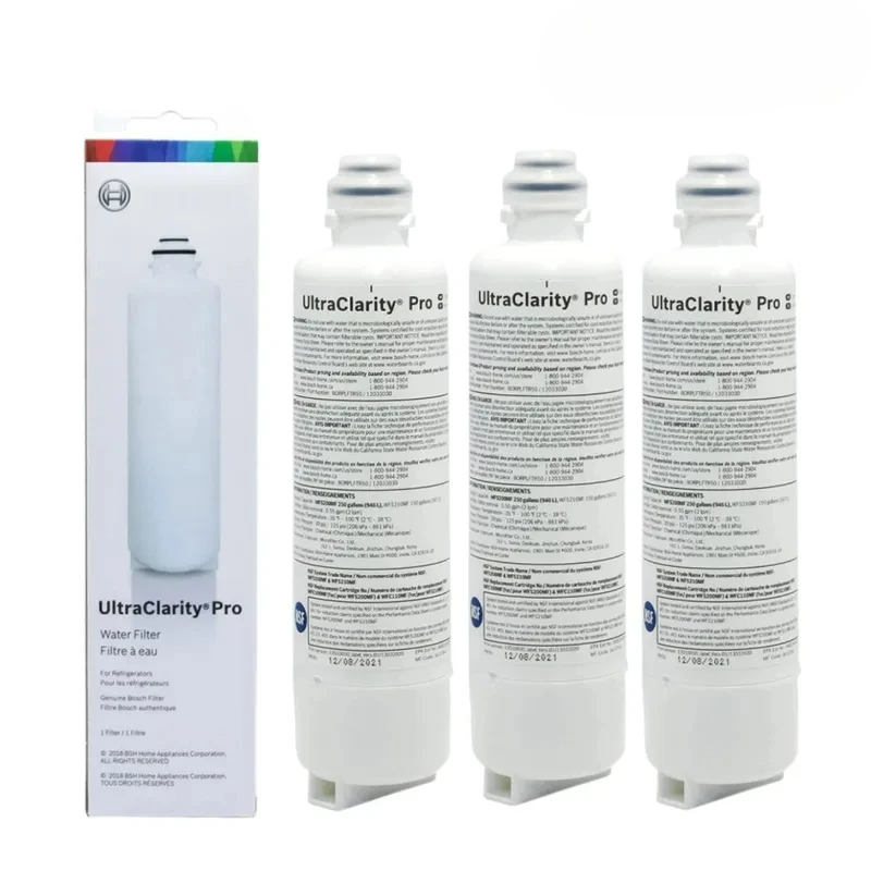 

Совместим с Bosch 11025825 Фильтр для воды для холодильника Ultra Clarity Pro, совместимый с 12028325 , BORPLFTR50