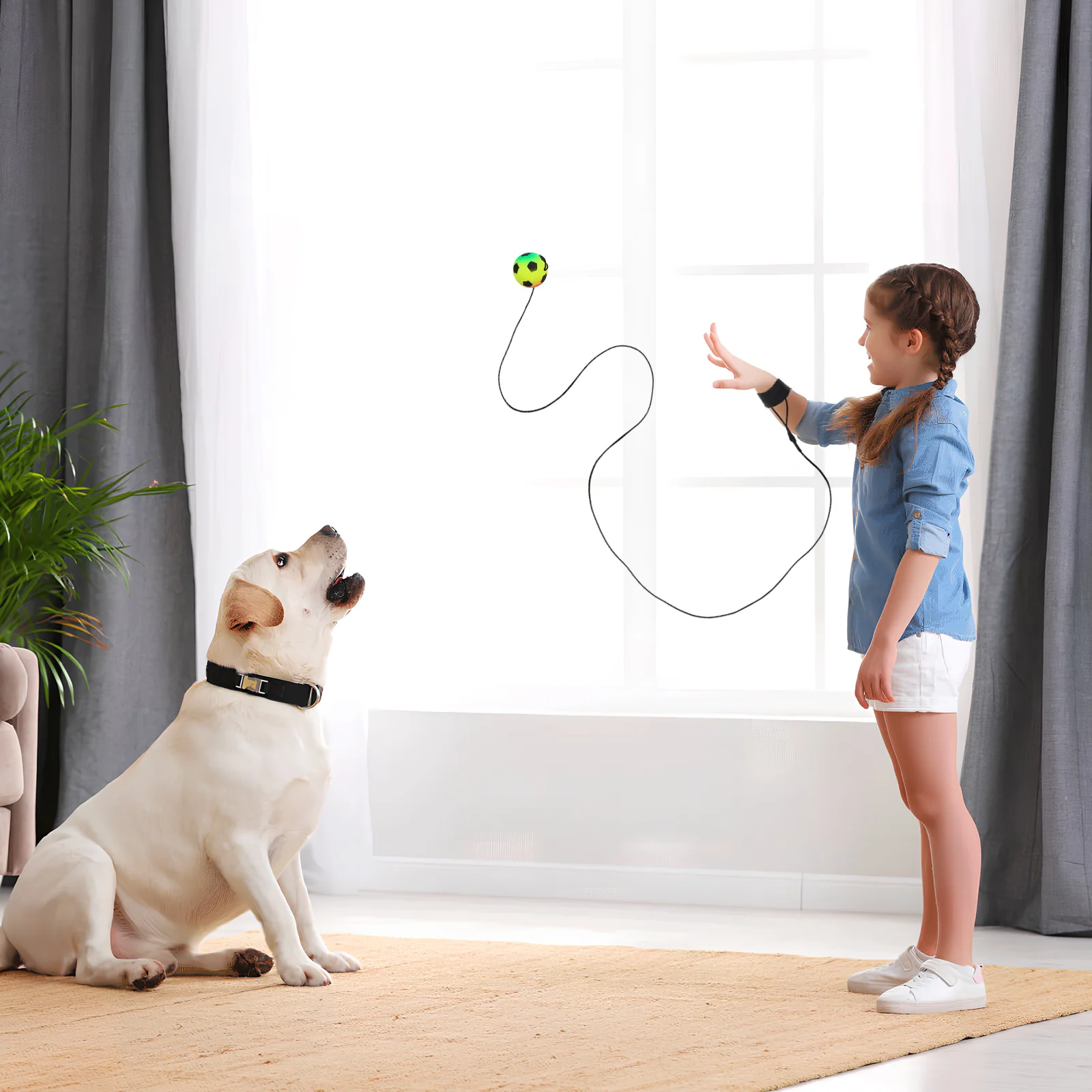 4 шт. браслеты с отскоком мяча спортивные резиновые надувные мячи плюшевые