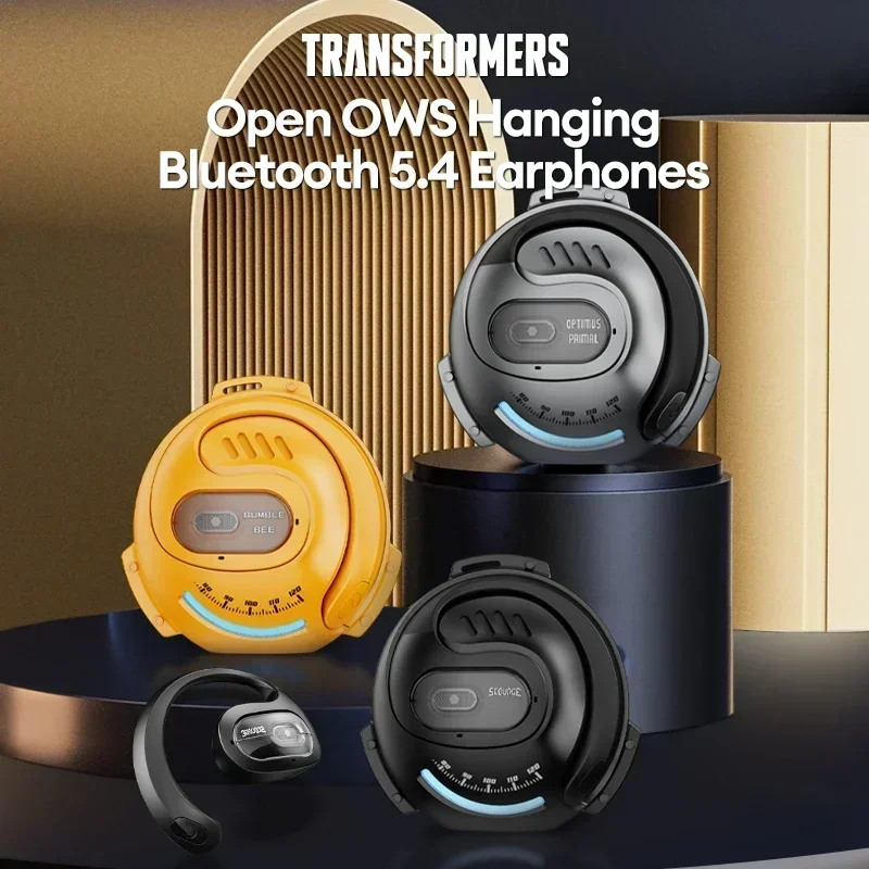 ТРАНСФОРМАТОРЫ TF-T07 × X15 Pro Беспроводные наушники Bumblebee с ушным крючком Bluetooth 5.4