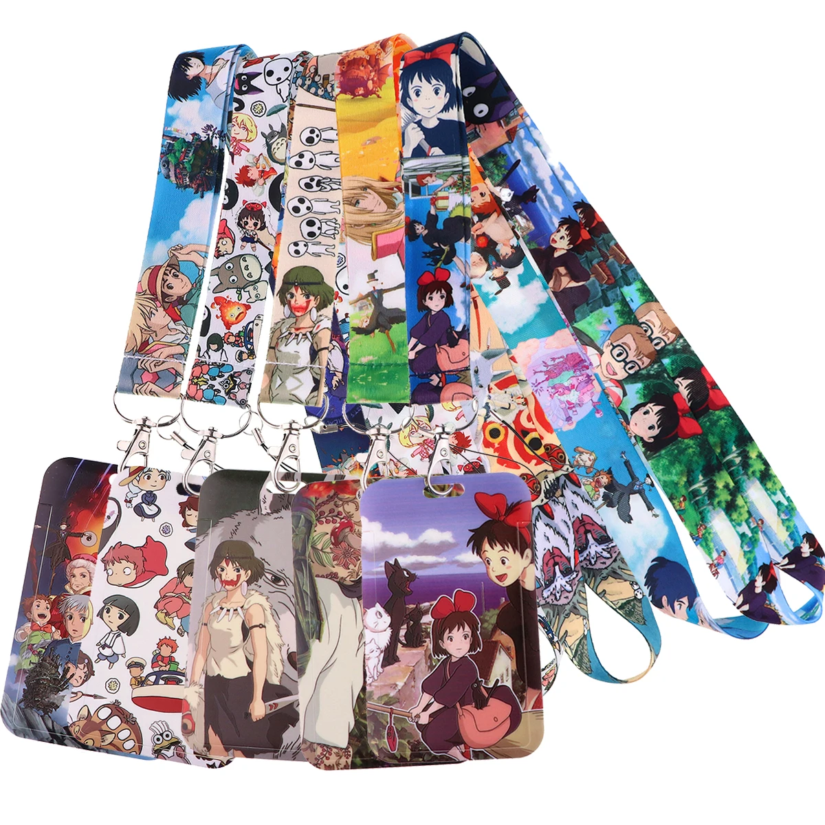 

Japanese Anime Movie Cool Lanyards For Key Neck Strap Lanyard ID Badge Holder Keychain Key Holder Hang Rope Keyrings Accessories