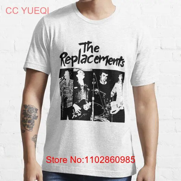 Белая футболка унисекс The Replacements подарок для рок-фана TE867