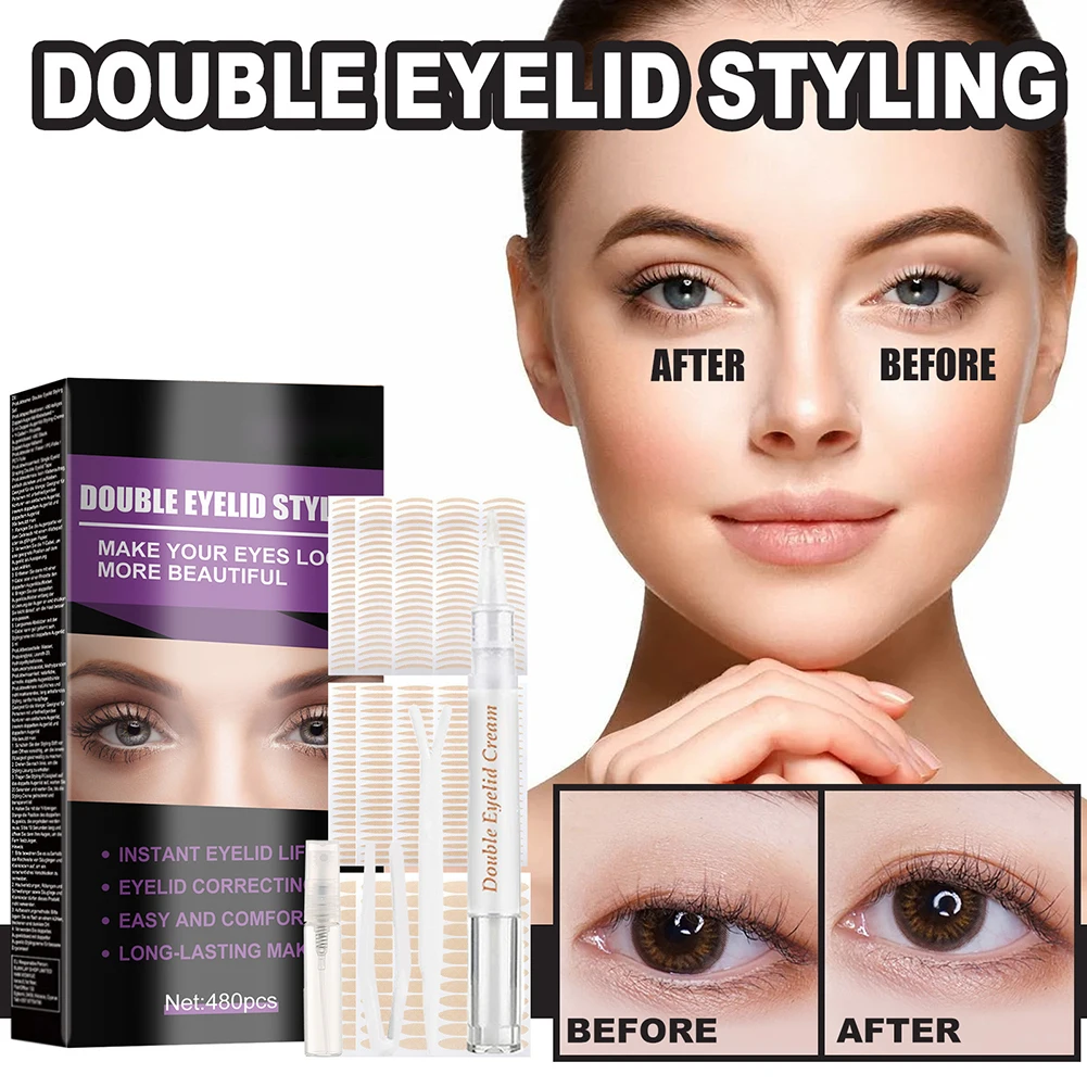 

Double Eyelid Sticker Set Universal Eye Beauty Tapes Eye Makeup Tool