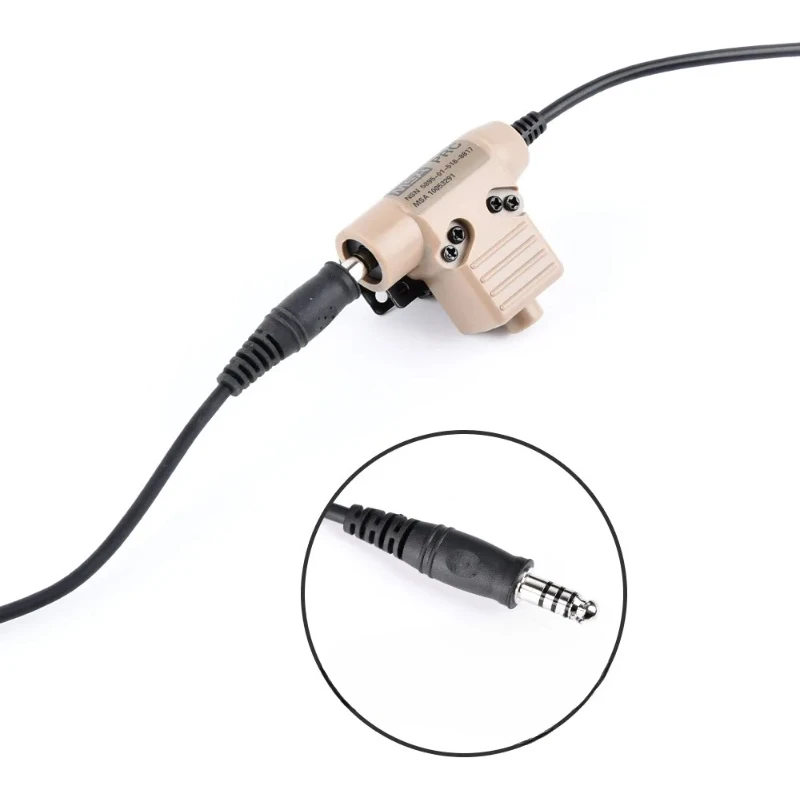 Фото Военный тактический адаптер PTT U94 для гарнитуры Kenwood №3