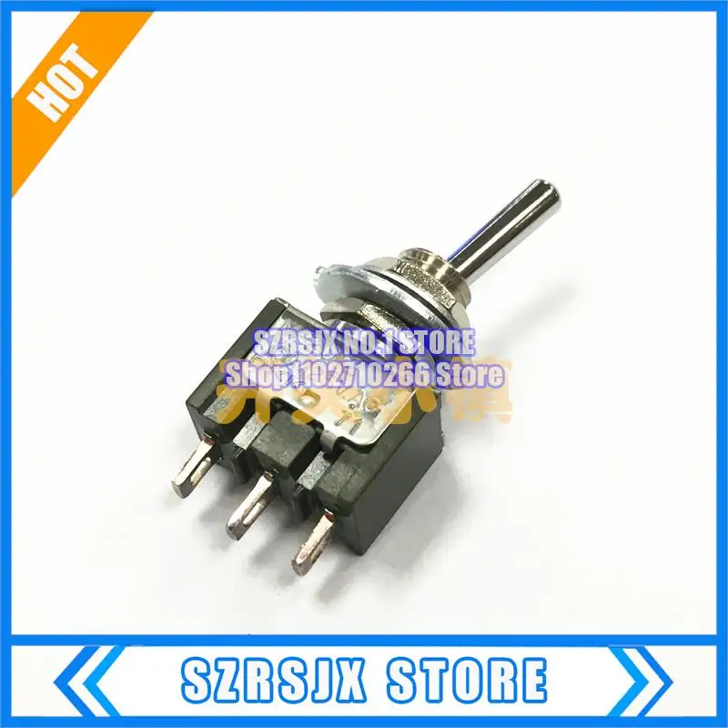 

2pcs/lot 6MM button switch M-2012 shake head switch 3-pin 2nd gear MTS-102