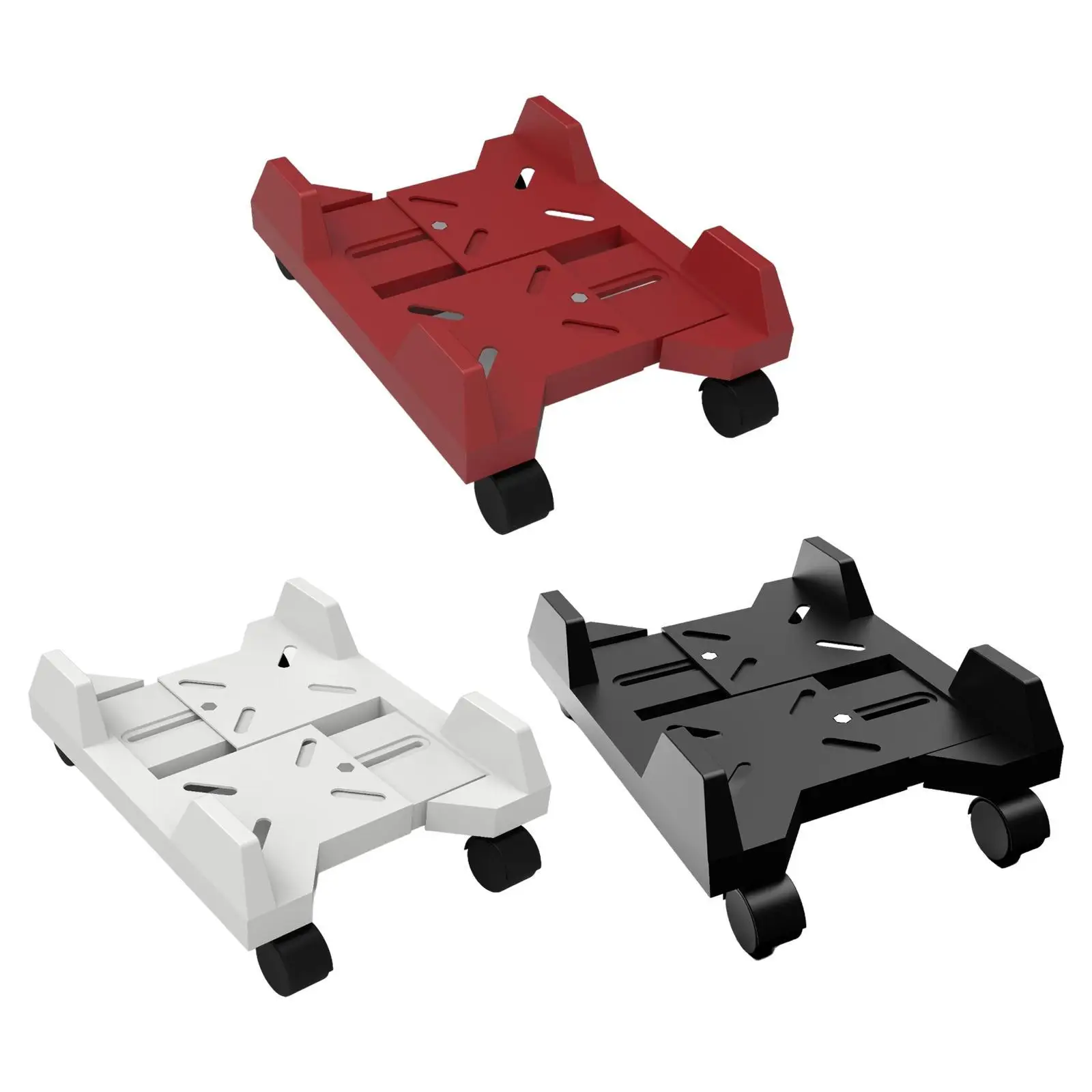 Подставка для компьютерной башни с запираемыми колесами многофункциональная