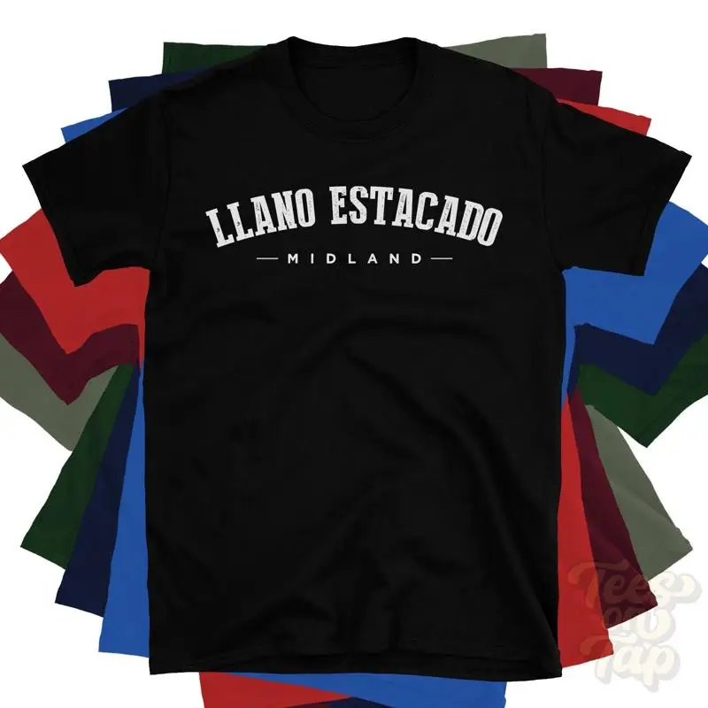 Фото Футболка LLANO ESTACADO MIDLAND, Техас, США, в стиле ретро, подарок для местных жителей №1