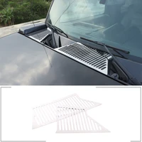 for 2003 2009 hummer h2 stainless steel silver car hood engine cover trim sequin sticker car exterior decorative accessories