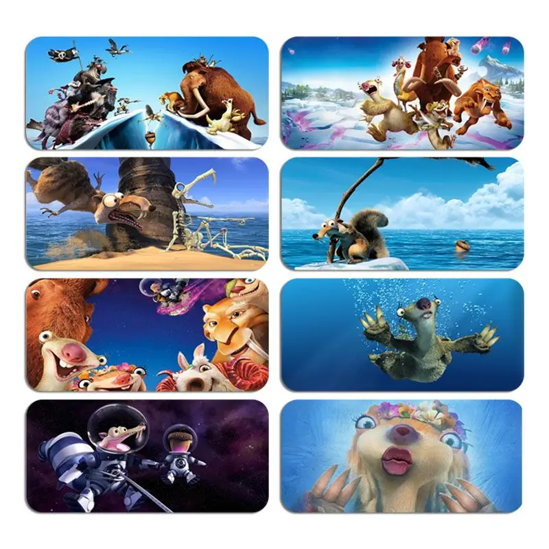 

Disney Ice Age 80x30cm XL Lockedge Thickened Mouse Pad Oversized Gaming Keyboard Notebook Table Mat for PC Gamer Mousemat