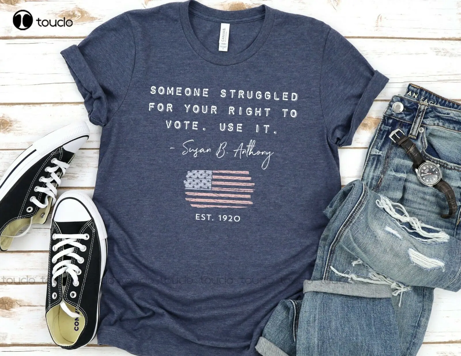 

New Women'S Voting Rights Shirt Feminist T-Shirt Vote Girl Power Susan B Anthony Men'S T-Shirts