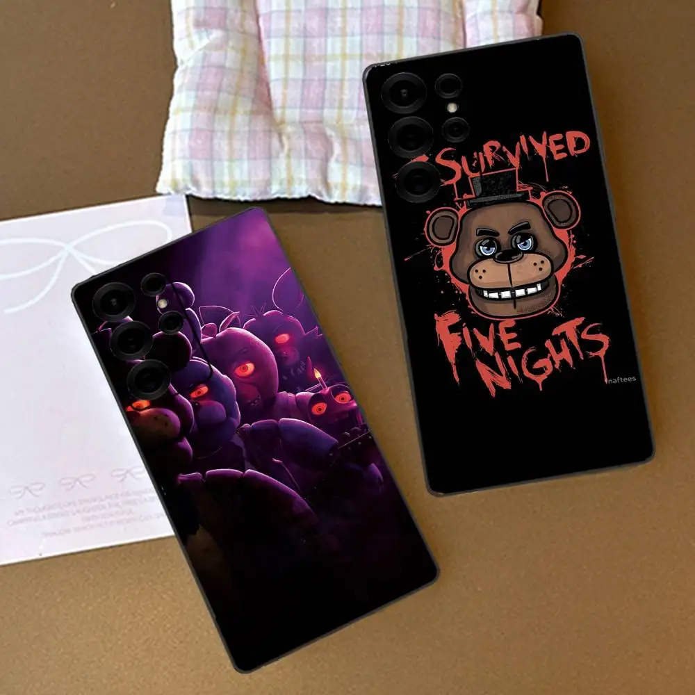 Фото Чехол AmineF- Fnaf F-Five-nights-At-Freddys для телефона Samsung S 24 fe 25 Ultra plus 20 lite 21 30 22 23 24 22 Ultra 5G Fundas №4