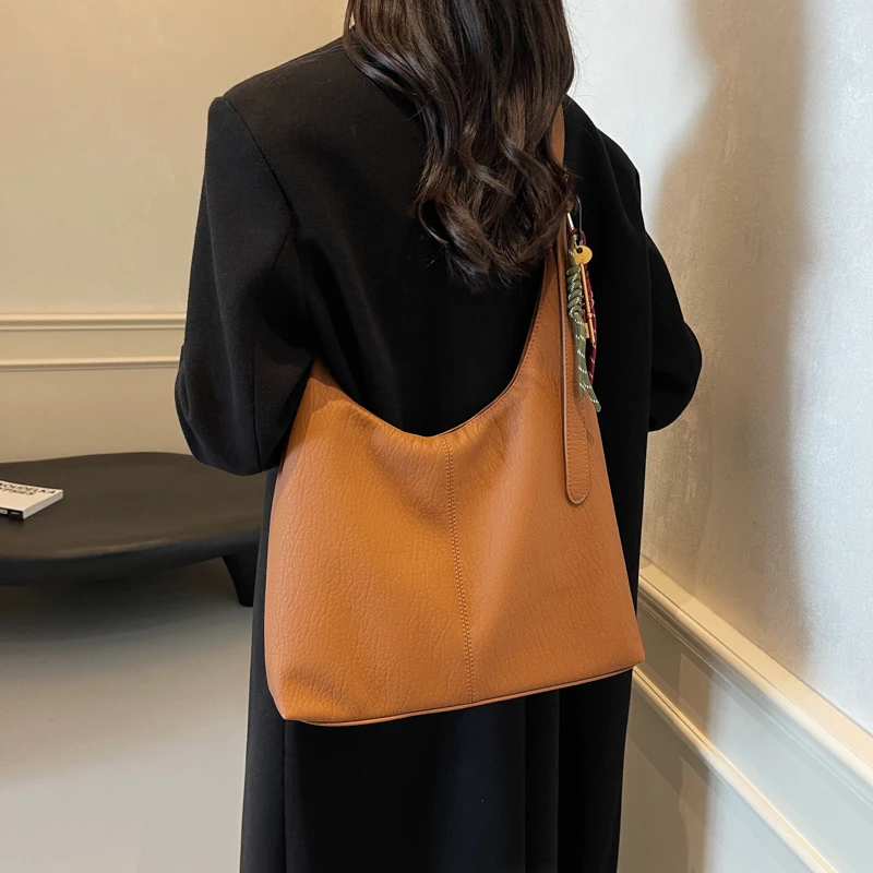 Новая модная простая повседневная Универсальная женская сумка-тоут на одно