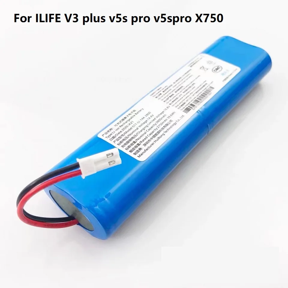 Аккумулятор для ILIFE V3 plus v5s pro v5spro X750 v3s pro, 14,8 в, 2800 мАч