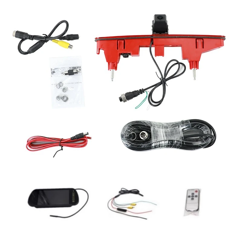 

Car Rear View Brake Light Backup Camera For Citroen Berlingo Peugeot Partner 2008-2016 VAN With 7Inch Rear View Monitor