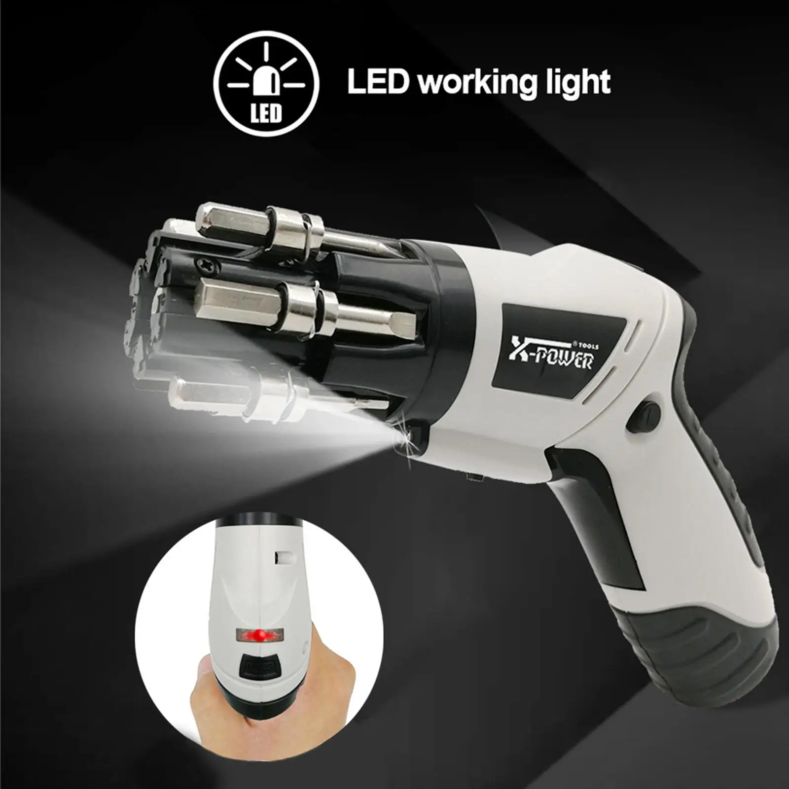 

Cordless Screwdriver Electric Screwdriver for Switch Installations Bicycle Repairs