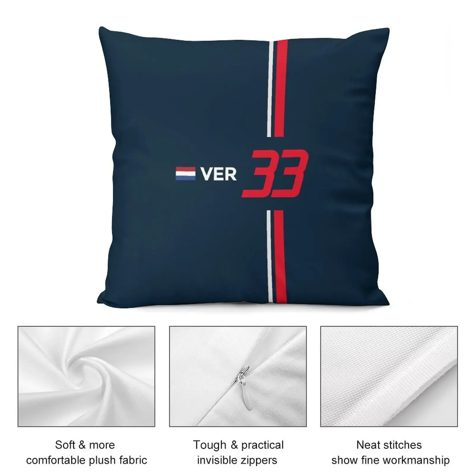 F1 2021 - # 33 декоративная подушка Verstappen для дивана