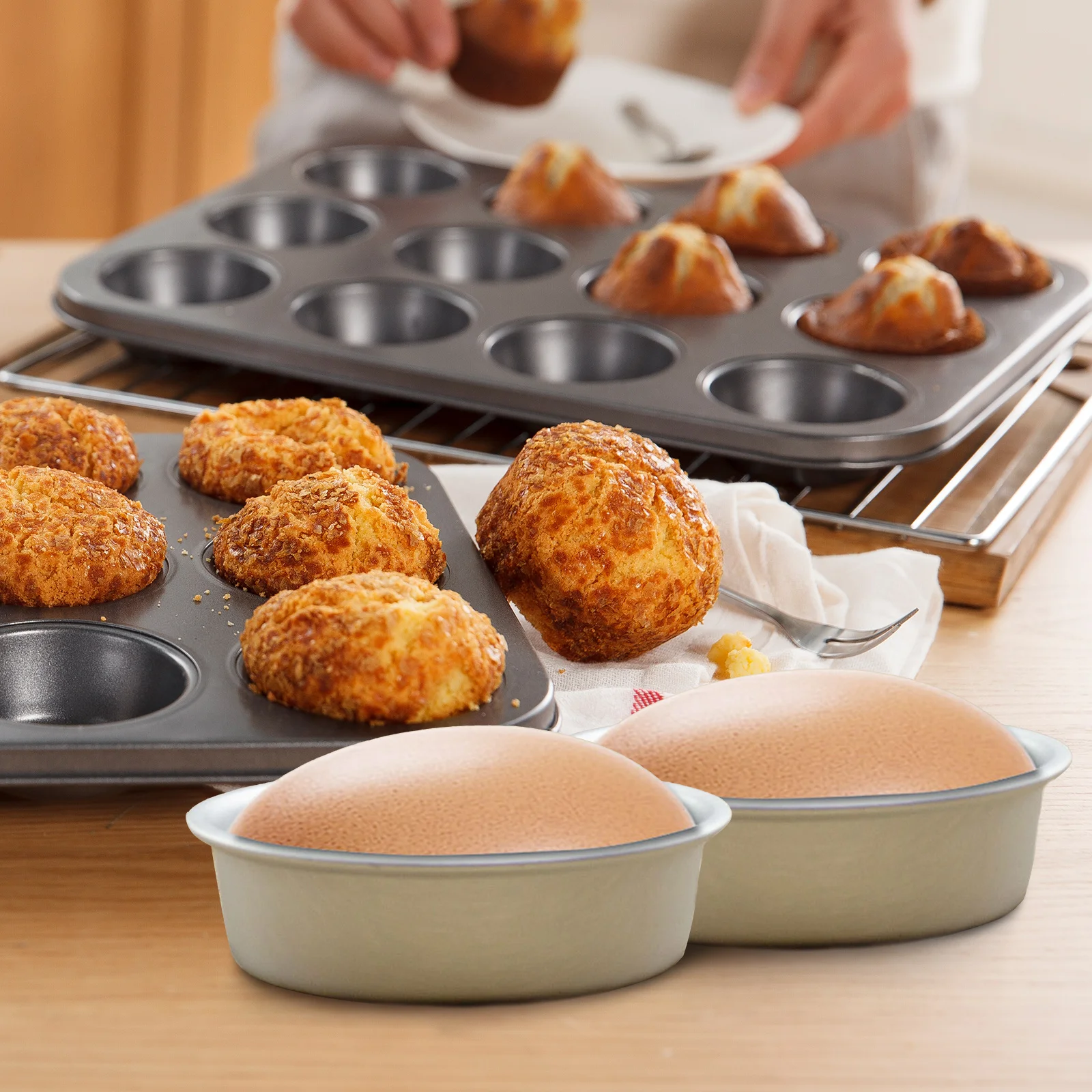 10 шт. овальная форма для выпечки с антипригарным покрытием формы свадебного