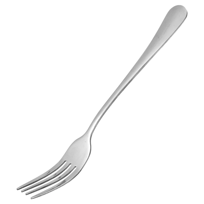 

10 PCS Fork Table Stainless Steel Steak Fork Forks Cutlery Dinner Table, Fruit Salad, Steak-18.5cm Total Length
