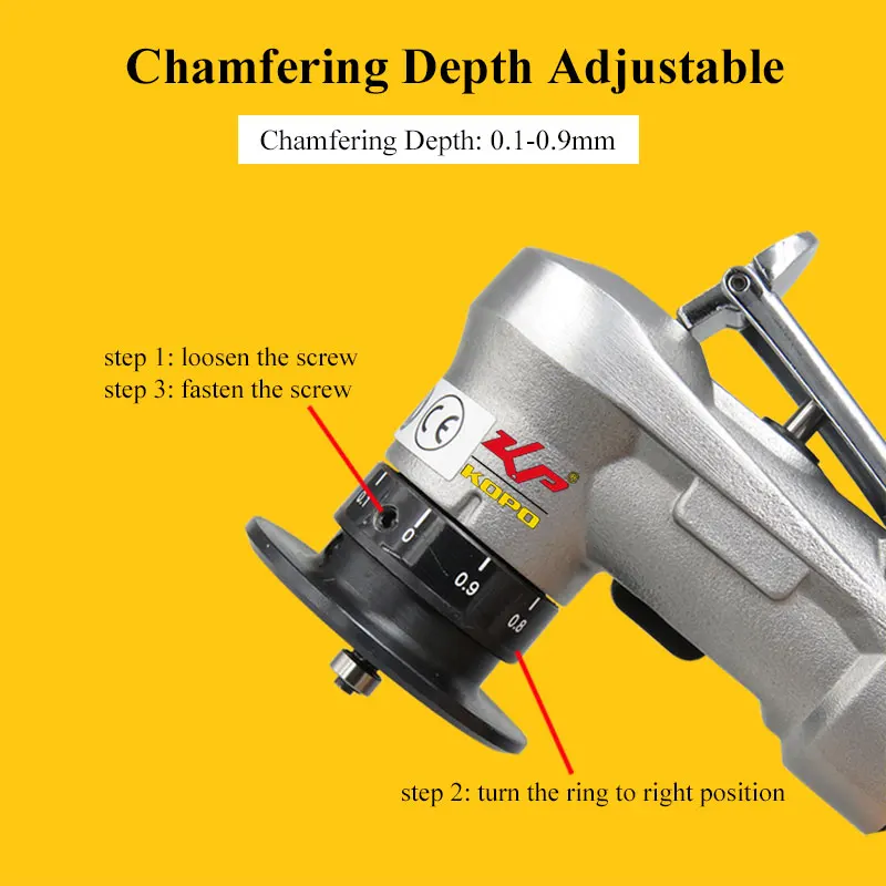 Мини Пневматический конический портативный фасный станок KOPO металлический