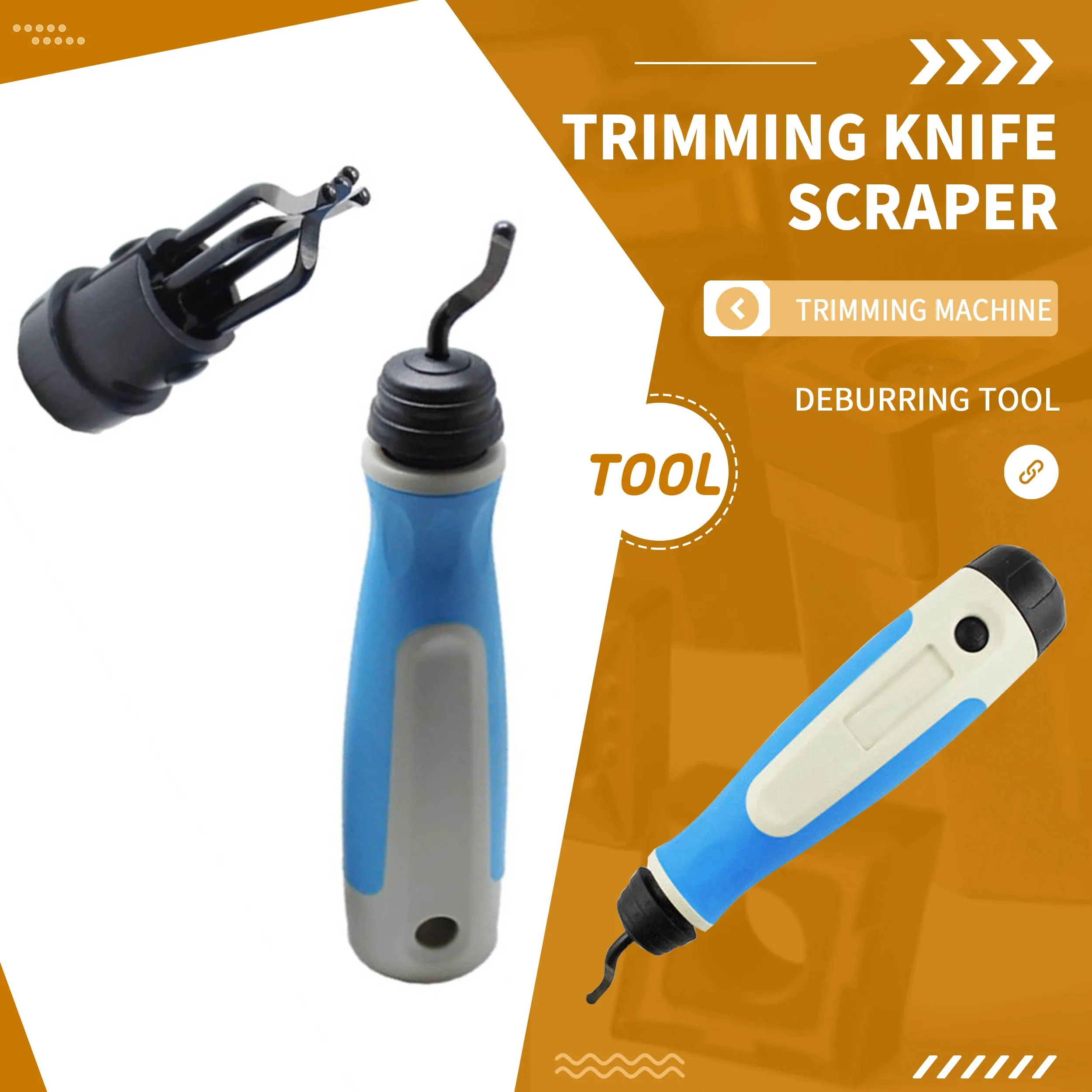 

Deburring Scraper Artifact Rotating Scraper Blade Trimming Machine NG1000/1001 NG1003 NG1005 Multifunctional Rubber Handle Tools