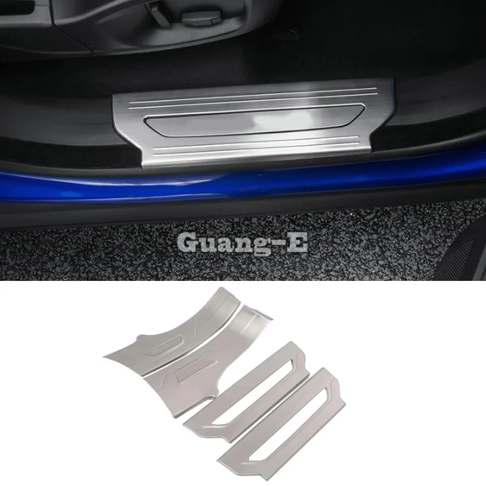 

For Jaguar F-PACE FPace 2016 2017 2018 2019 2020 Car Body Styling Pedal Door Sill Scuff Plate Inner Built Threshold 4pcs