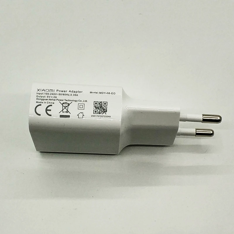 Зарядное устройство Xiaomi с USB-портом 5 В/2 А кабель Micro USB Type-C для Mi 8 9 SE lite A1 6 A2 Mix 2 2s Redmi